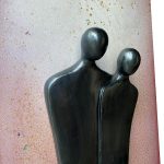 Parskulptur på metall