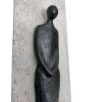 Veggskulptur med lys "Håp V"