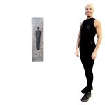 Veggskulptur på metall