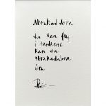 "Abrakadabra", dikt