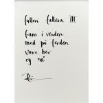 "falleri fallera III", dikt
