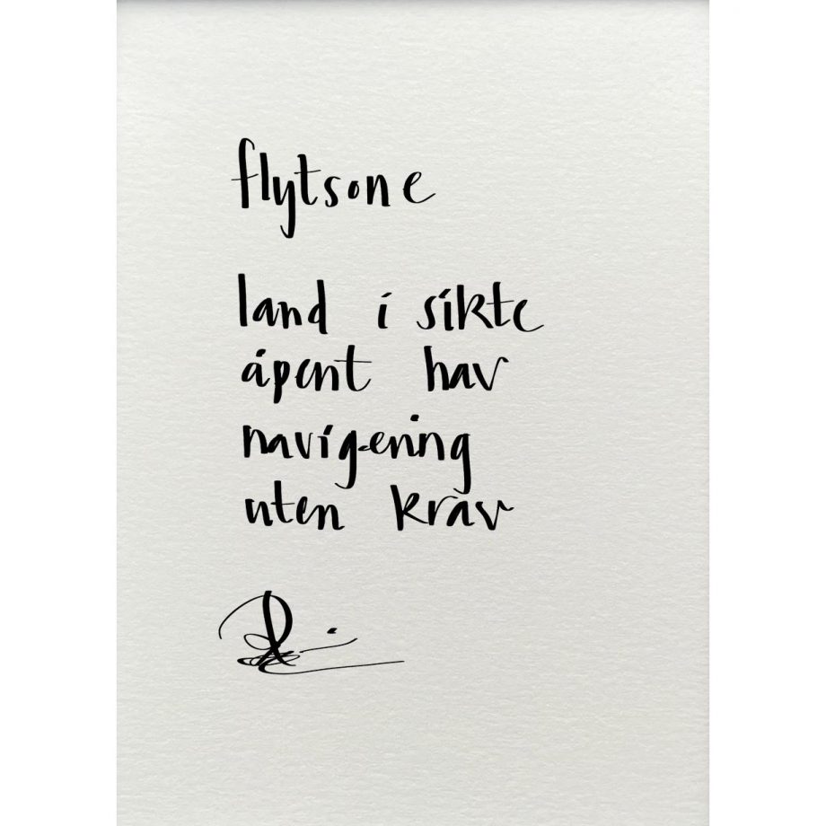 "flytsone", dikt