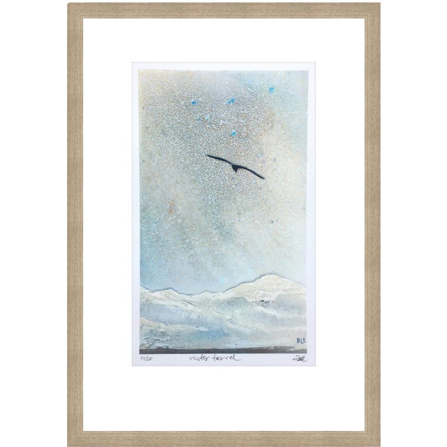 Eikeramme 31 x 42 cm "vinter farvel", trykk