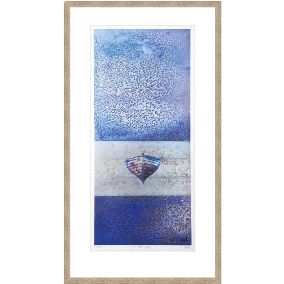 Eikeramme 41 x 71 cm "ut og frem / men også hjem", trykk