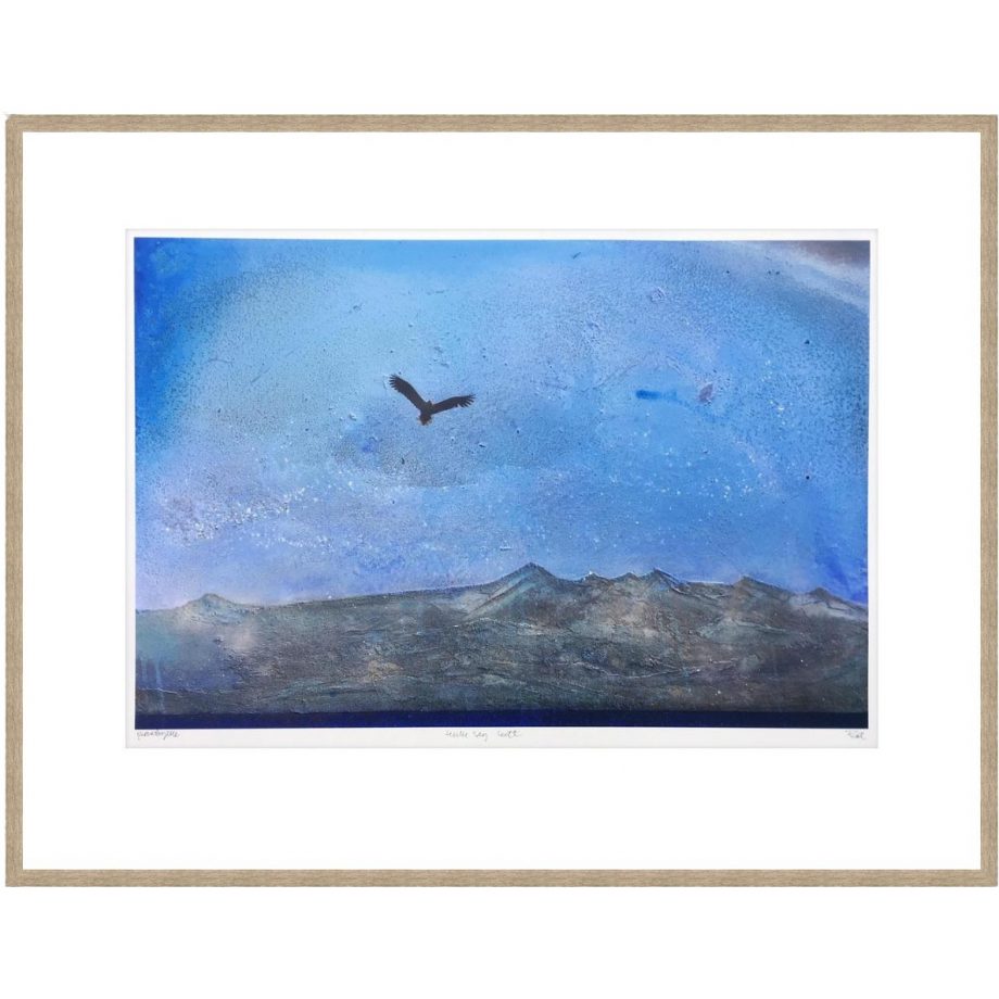 Eikeramme 59 x 77 cm "tenke seg lett", trykk