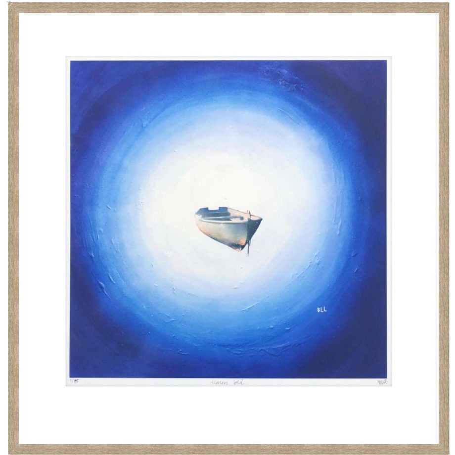 Eikeramme 60 x 61 cm "timen blå", trykk