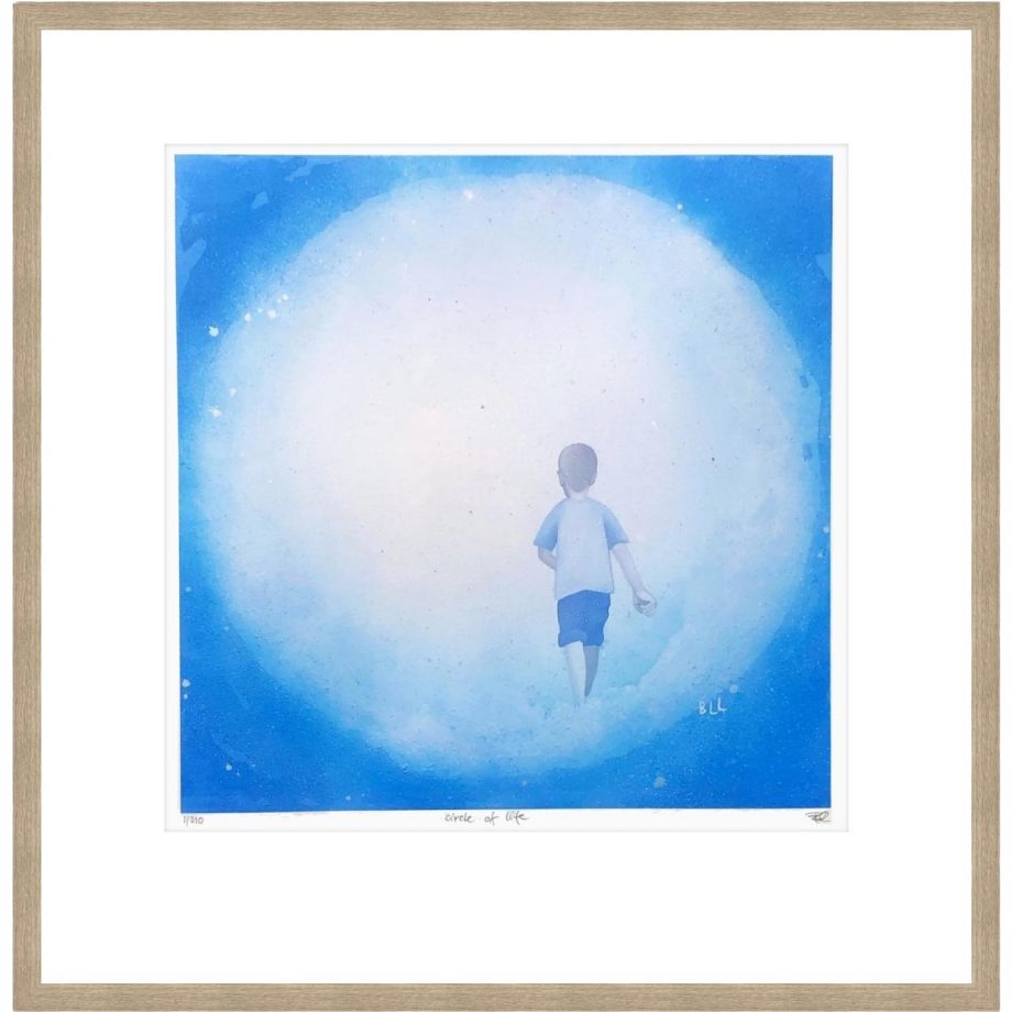 Eikeramme 53 x 53 cm "circle of life", trykk