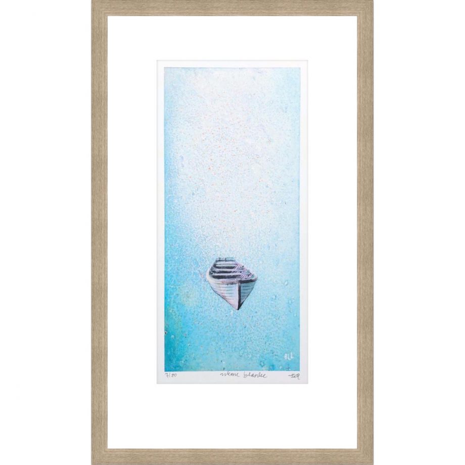 Eikeramme 26 x 42 cm "arkene blanke", trykk
