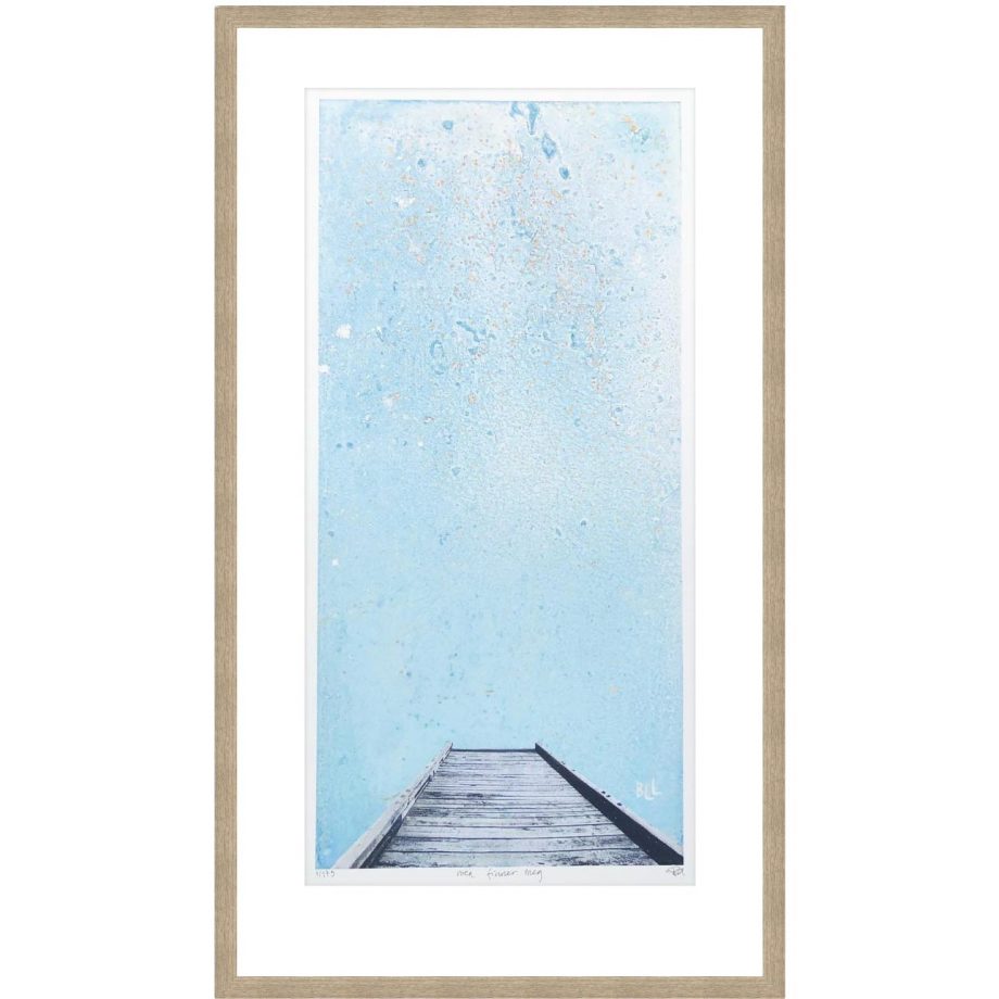 Eikeramme 43 x 71 cm "roen finner meg", trykk