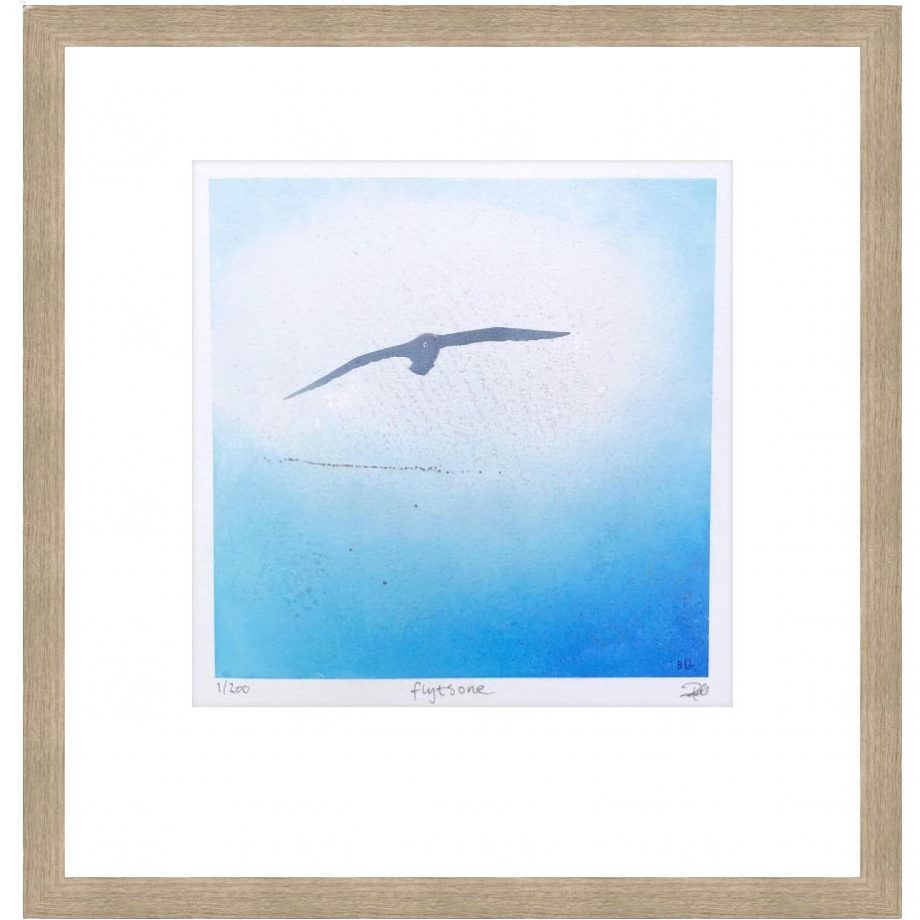 Eikeramme 33 x 33 cm "flytsone", trykk