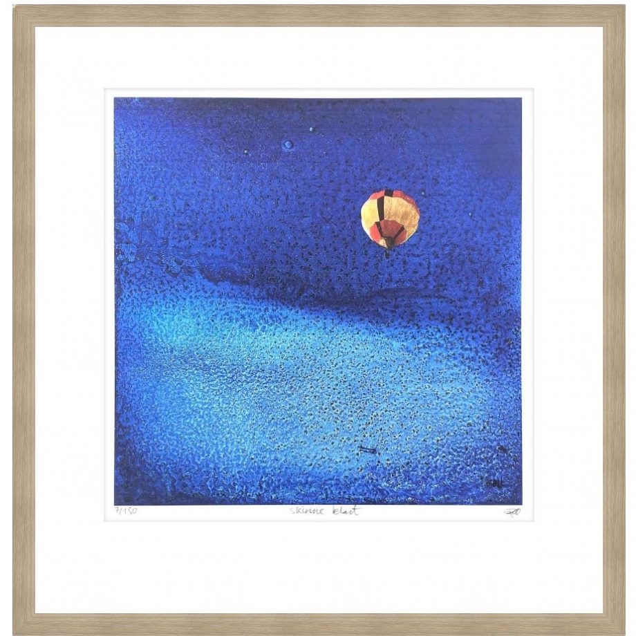 Eikeramme 43 x 43 cm "skinne klart", trykk