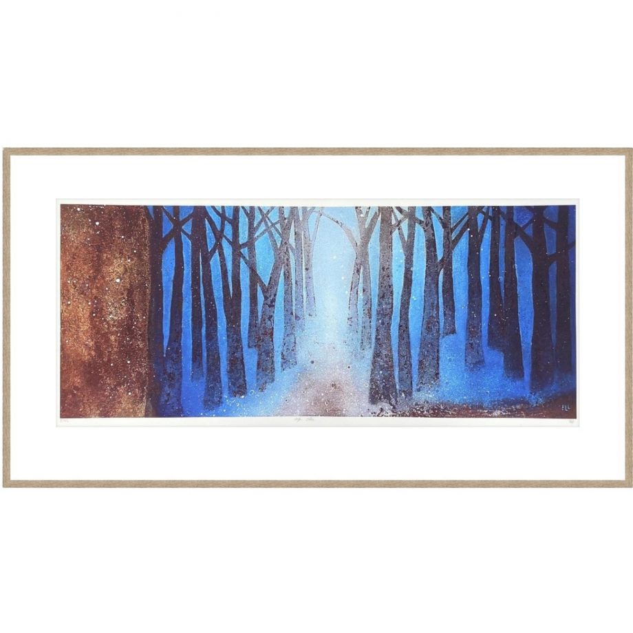 Eikeramme 118 x 66 cm "dype stille", trykk