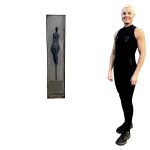Keramisk veggskulptur på metall