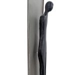 Keramisk veggskulptur på metall