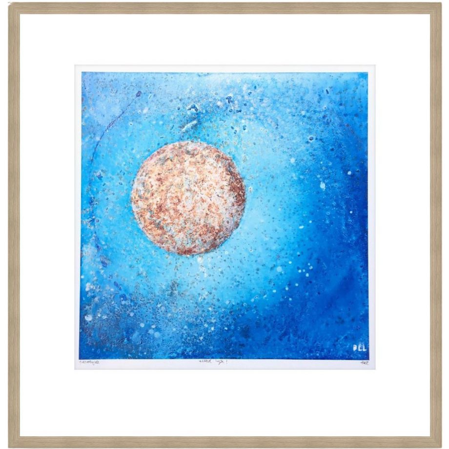 Eikeramme 53 x 53 cm "alltid lyse", trykk