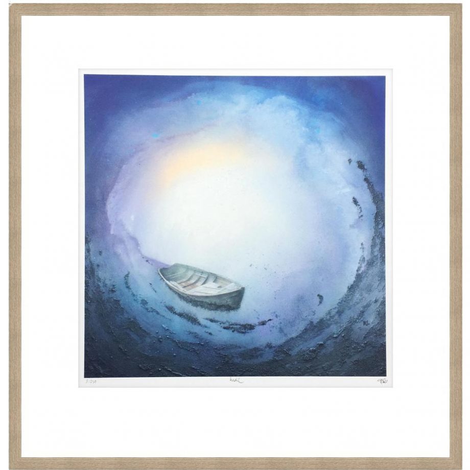 Eikeramme 53 x 53 cm "hvil", trykk