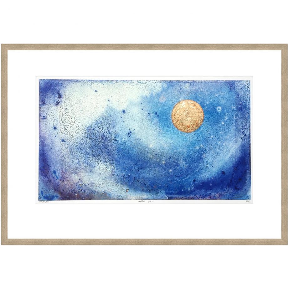 Eikeramme 84 x 58 cm "nattens sol", trykk