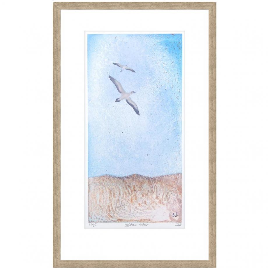 Eikeramme 32 x 50 cm "gyldne tider", trykk