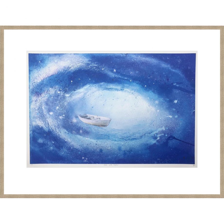 Eikeramme 114 x 85 cm "tenke gode tanker", trykk