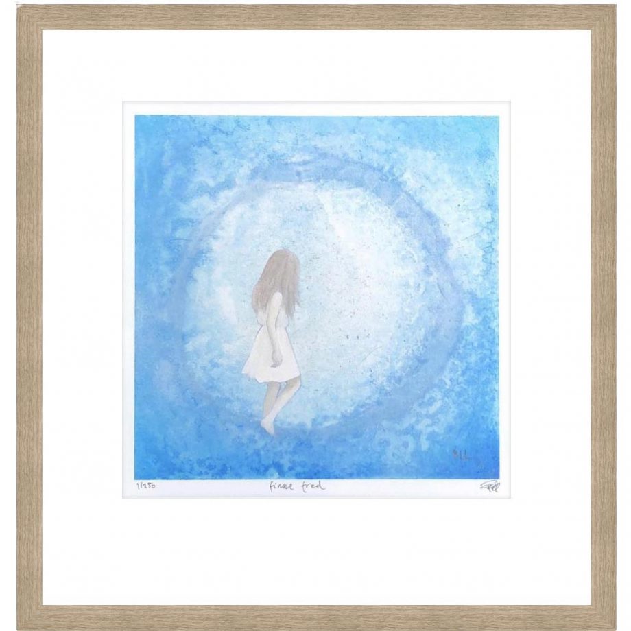 Eikeramme 36 x 36 cm "finne fred", trykk