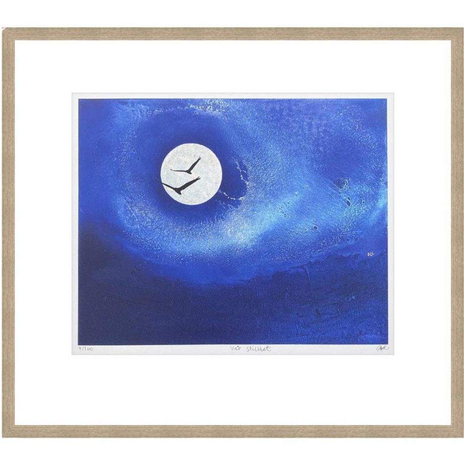 Eikeramme 54 x 48 cm "vår stillhet", trykk