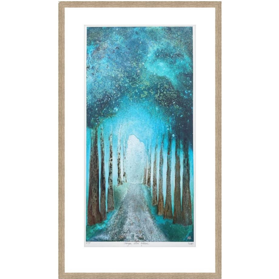 Eikeramme 53 x 88 cm "skogen atter grønn", trykk
