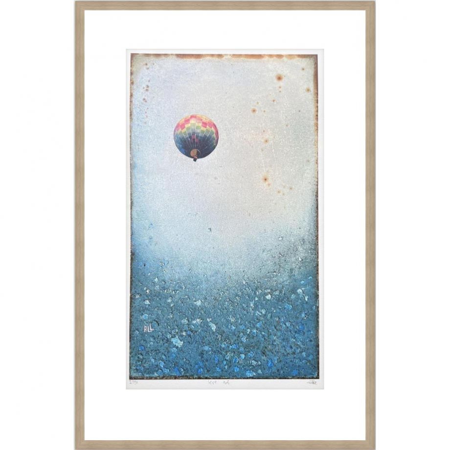 Eikeramme 48 x 71 cm "leve nå", trykk
