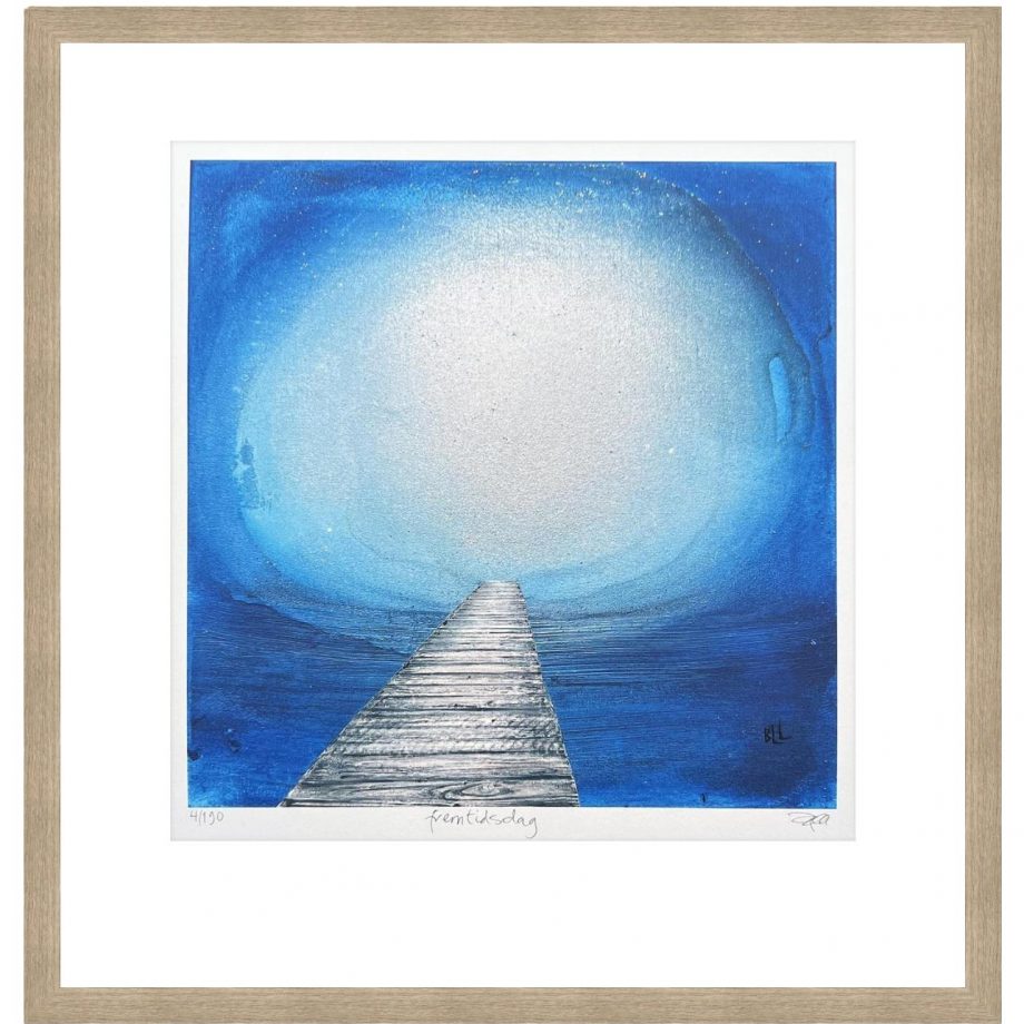 Eikeramme 43 x 43 cm "fremtidsdag", trykk
