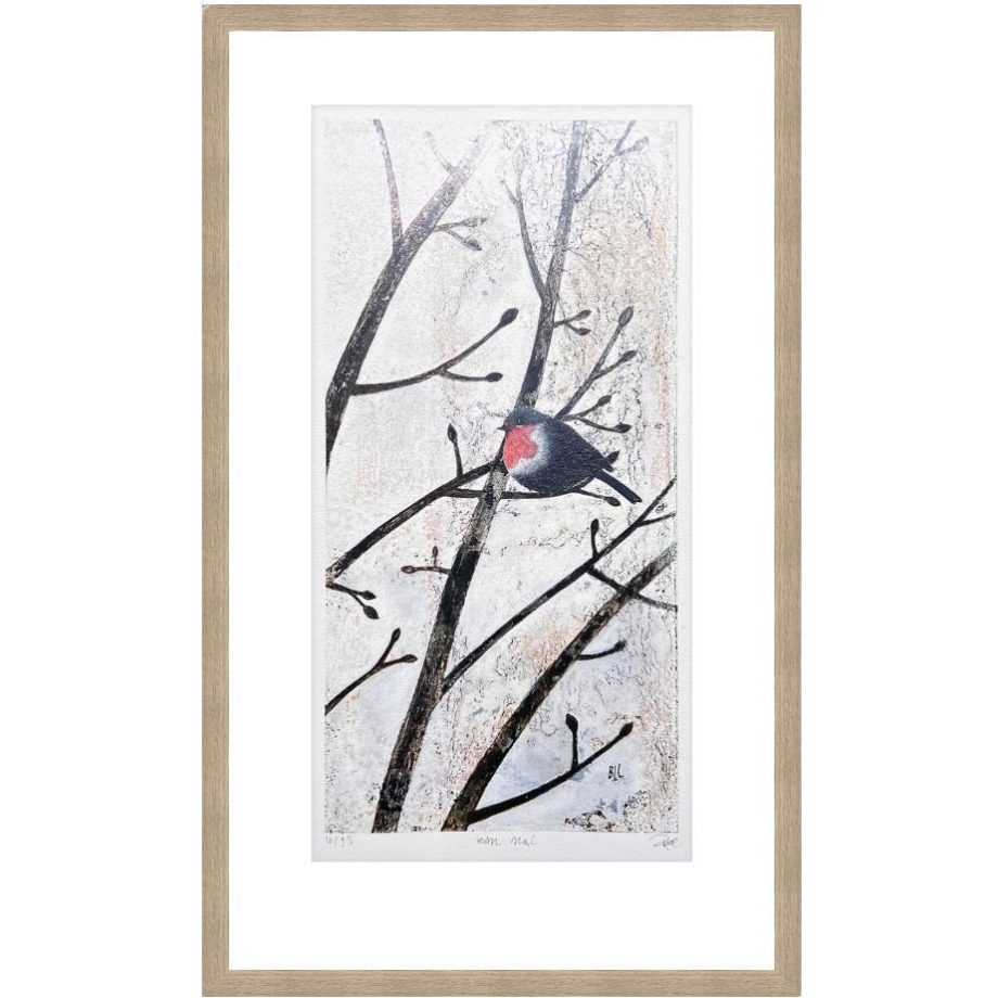 Eikeramme 34 x 55 cm "kom mai", trykk