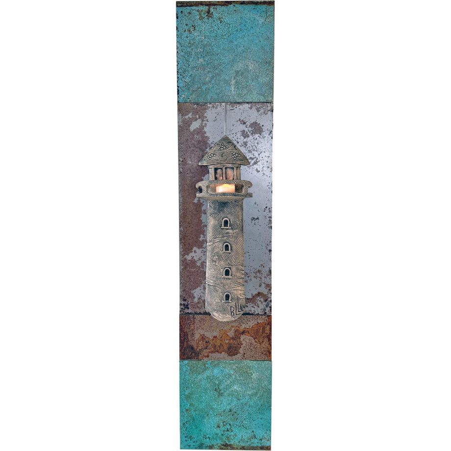 Faros "LXVI" på collage av metall