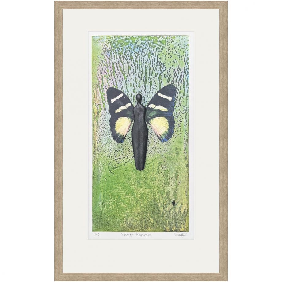 Eikeramme 34 x 52 cm "sommer kommer", trykk