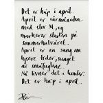 "håp april", tekst