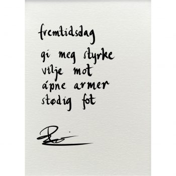 "fremtidsdag", dikt