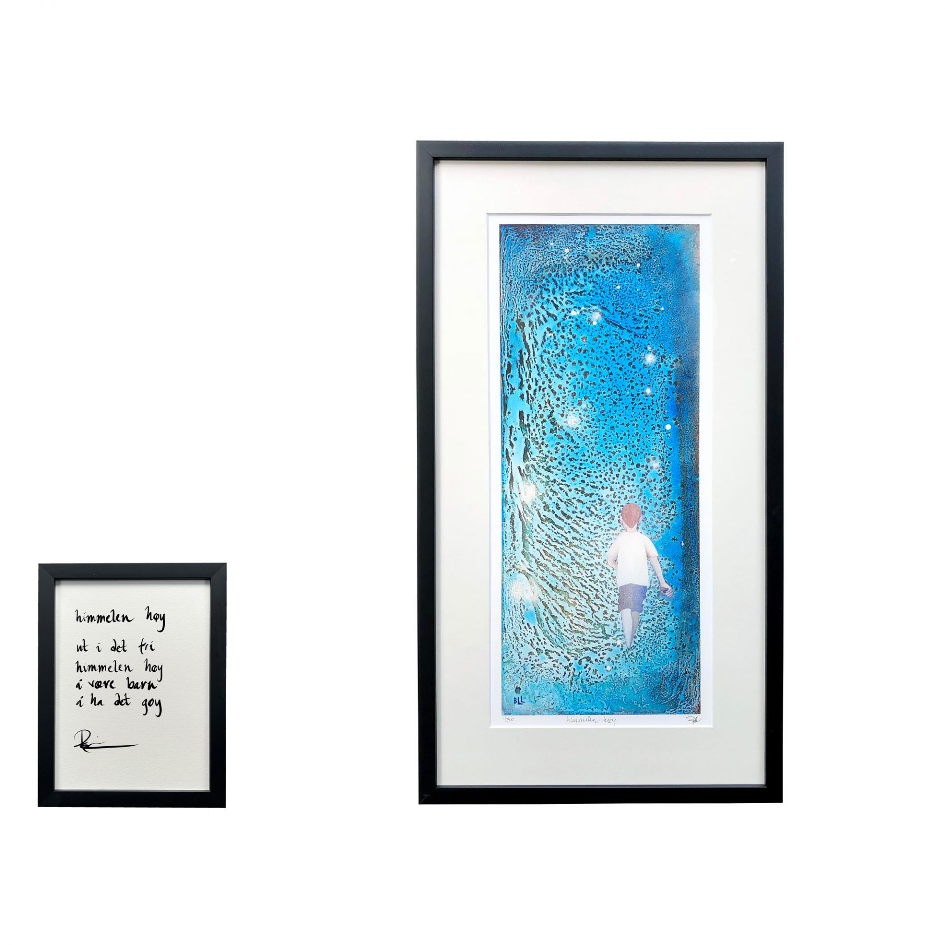 "himmelen høy", trykk