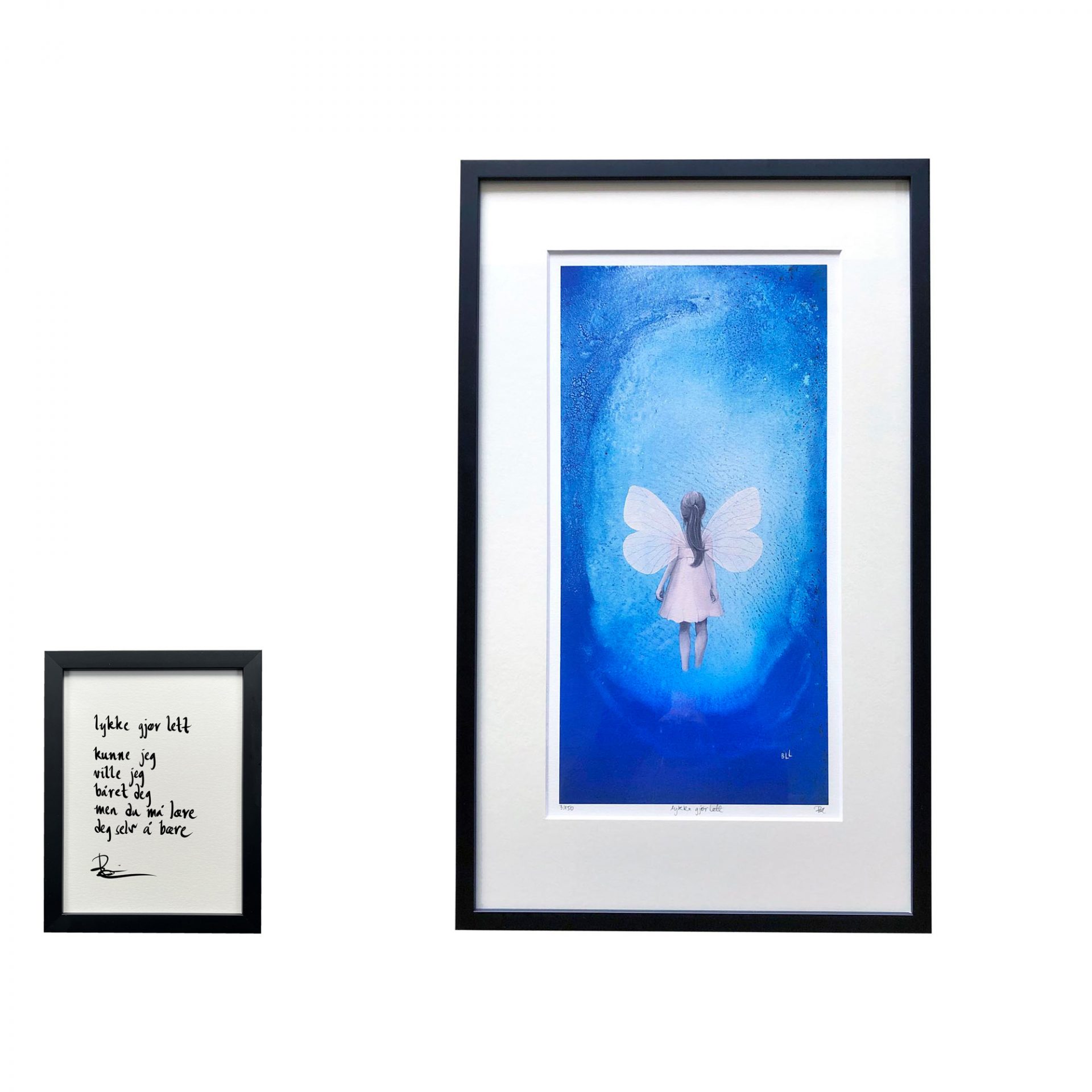 "lykke gjør lett", dikt