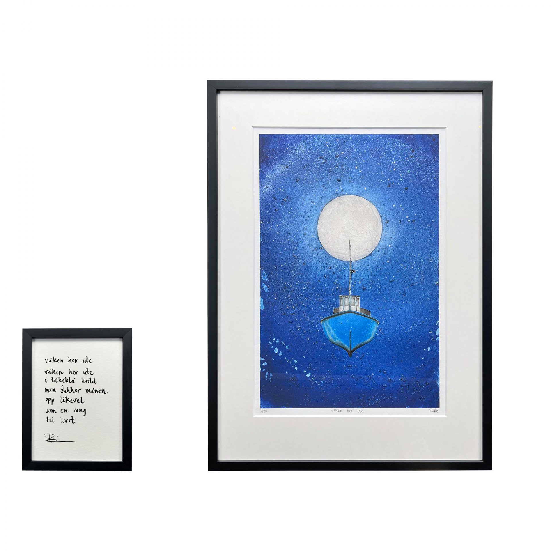 "våken her ute", dikt