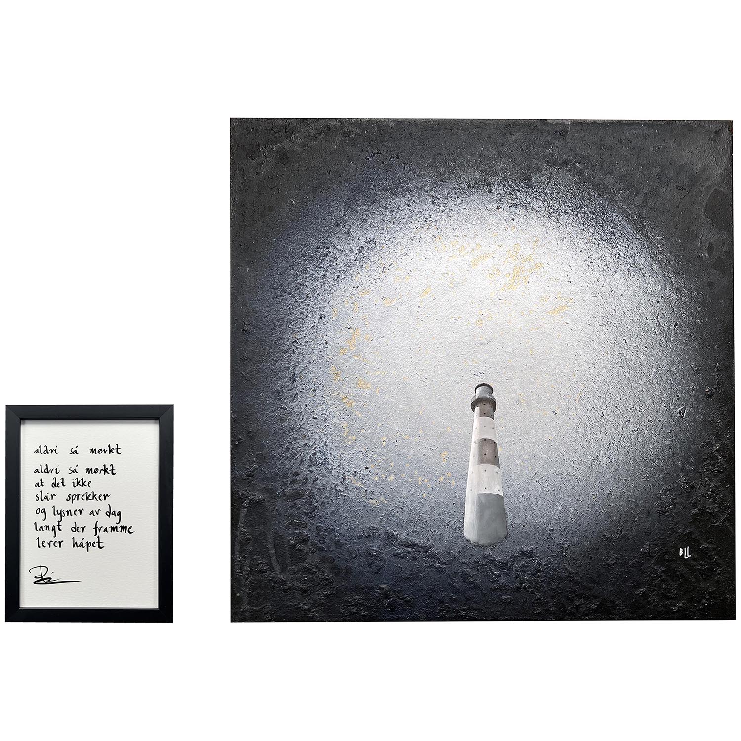 "aldri så mørkt", maleri