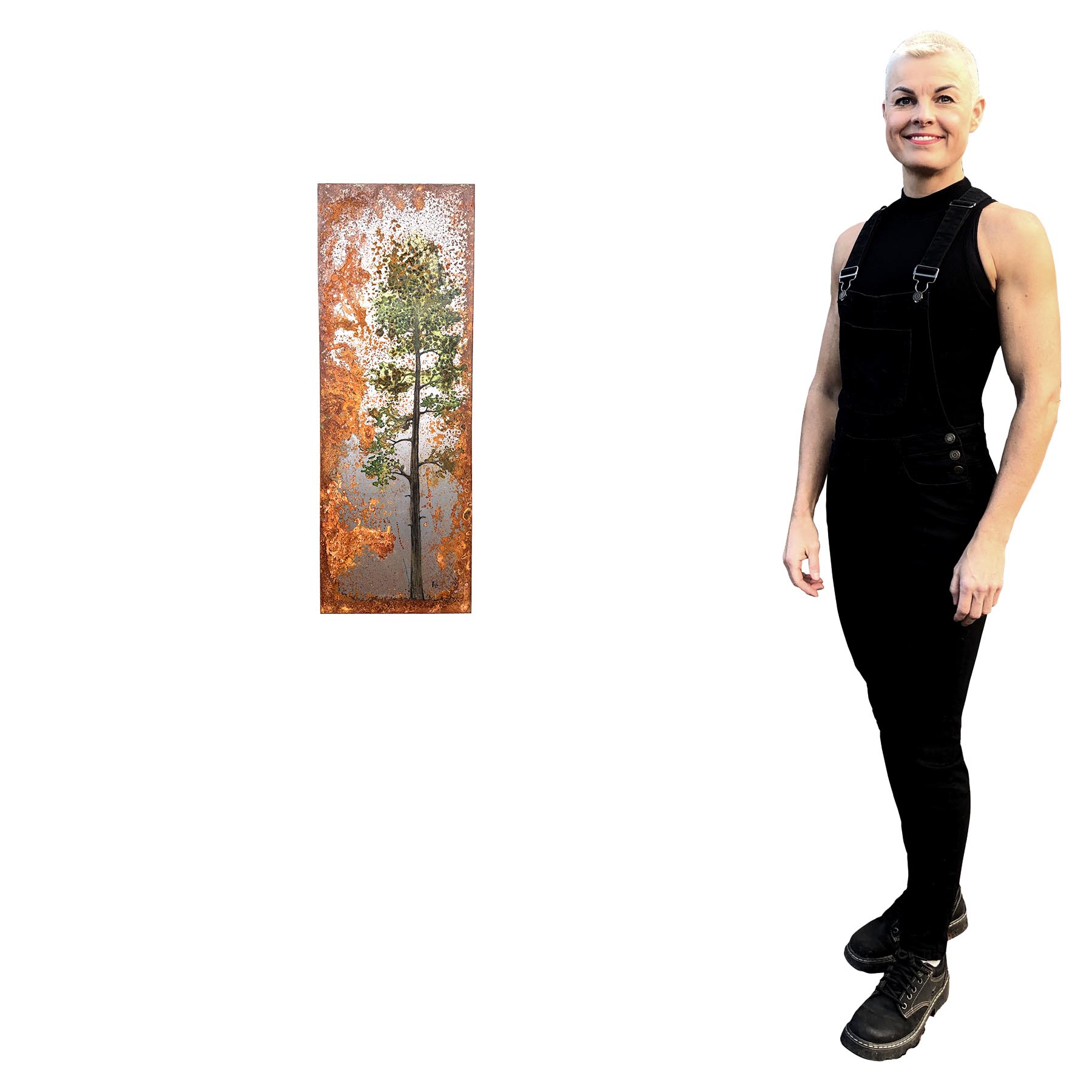 "det står til liv", original på metall