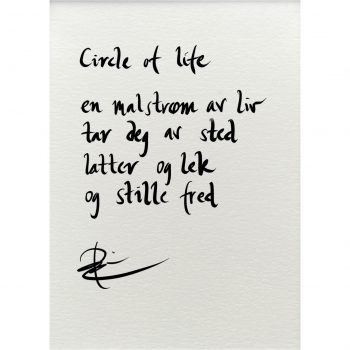 "circle of life", dikt