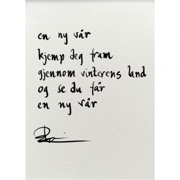 "en ny vår", dikt