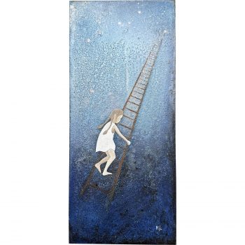 "jeg er liten men jeg vil", original på metall