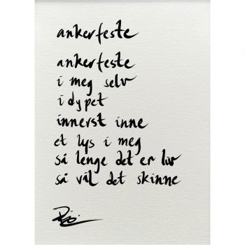 "ankerfeste", dikt