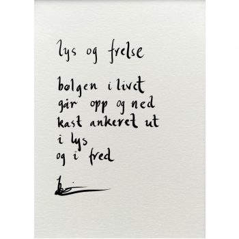 "lys og frelse", dikt
