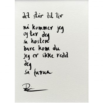 "det står til liv", dikt