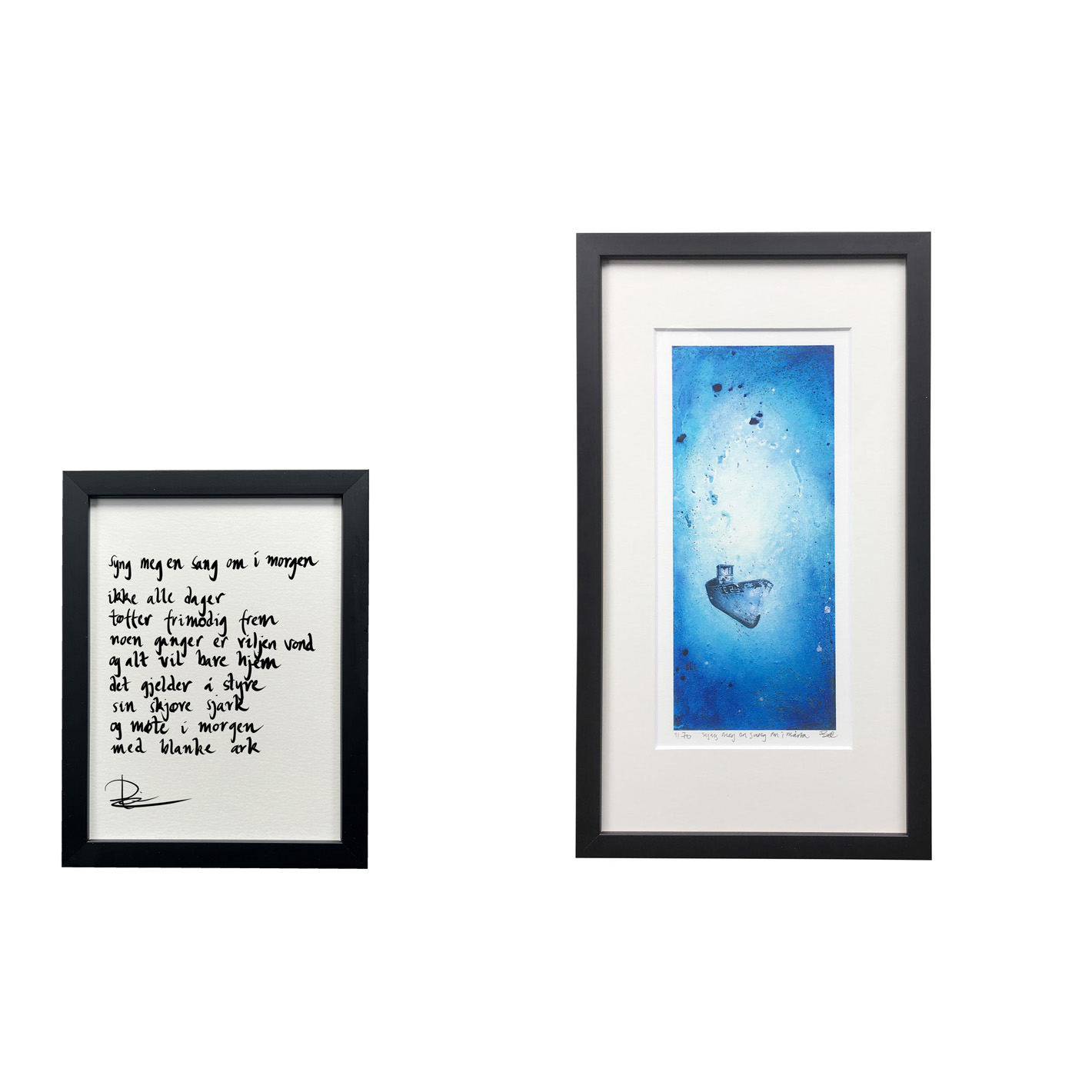 "syng meg en sang om i morgen", dikt