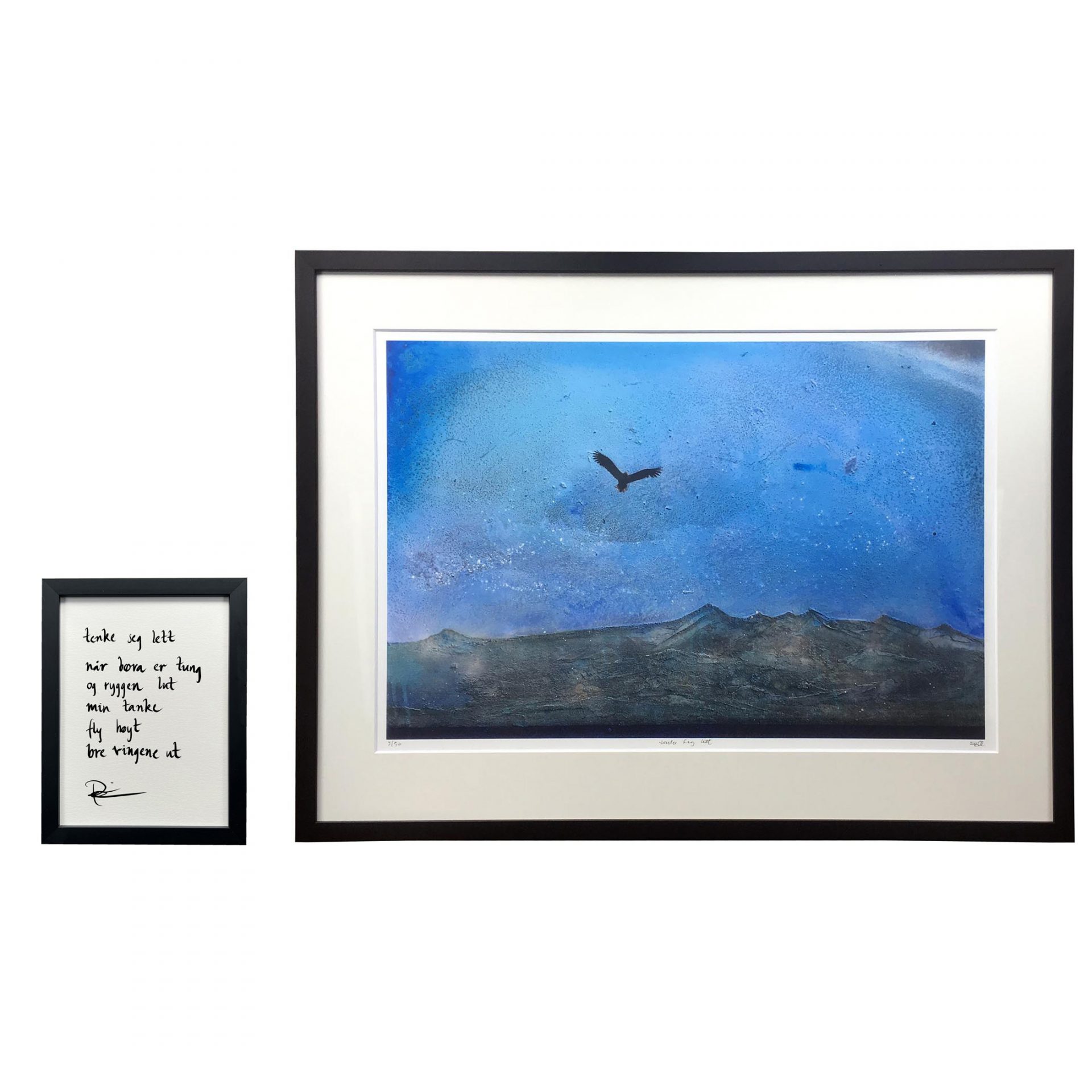 "tenke seg lett", trykk