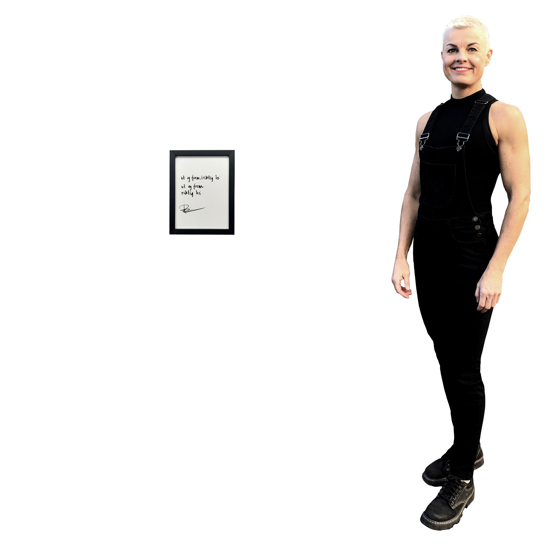 "ut og frem / riktig lei", dikt