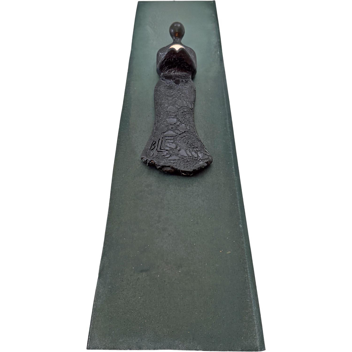 Lysdame, original på metall