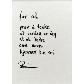 "far vel", dikt