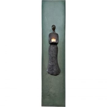 Lysdame, original på metall